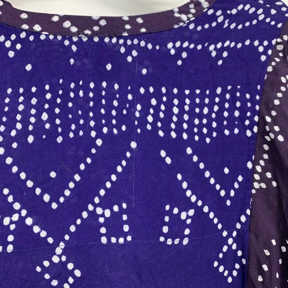 Free People Shibori Long Sleeve Tunic Dress - Picture 5 of 6